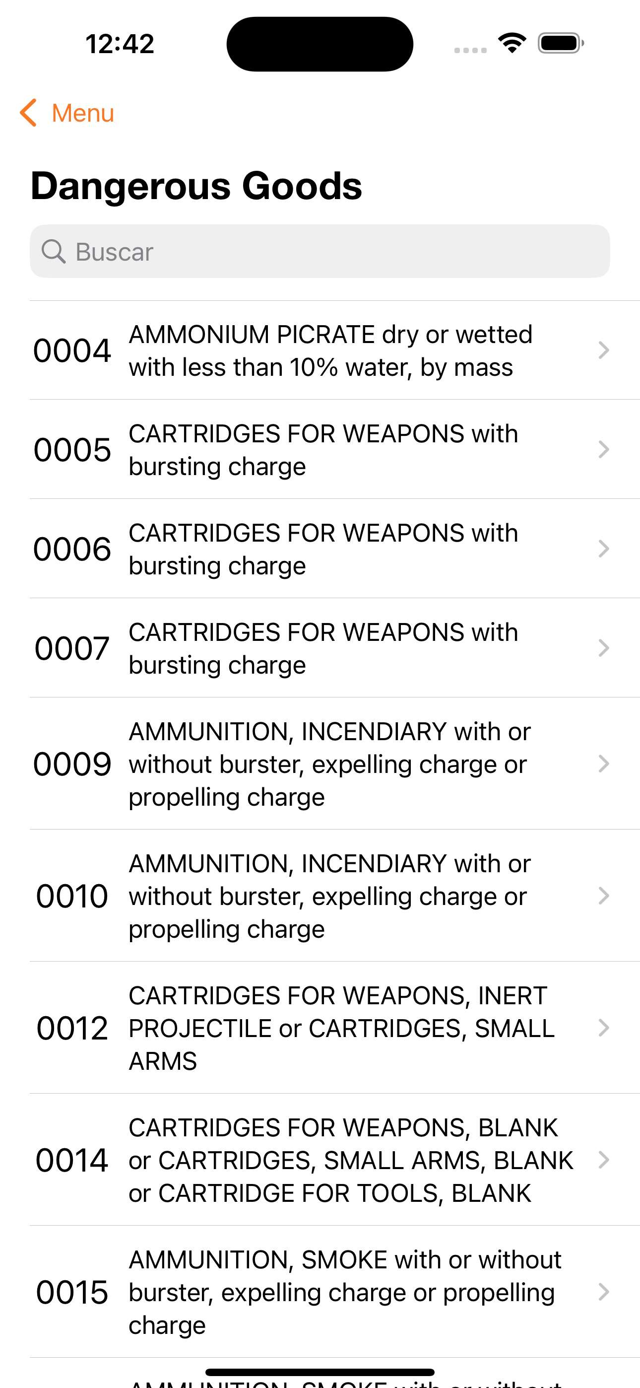 Dangerous Goods