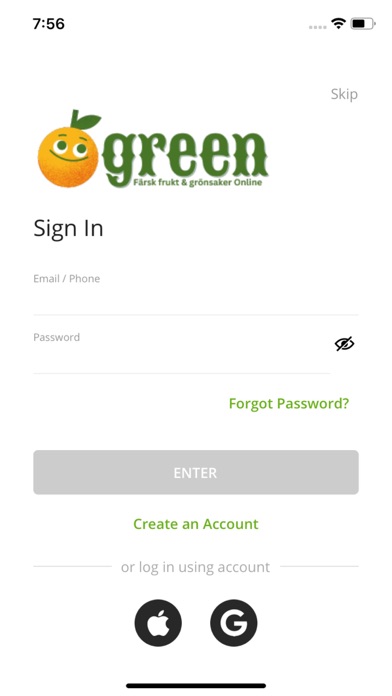 Ogreen - Frukt & grönsaker Screenshot