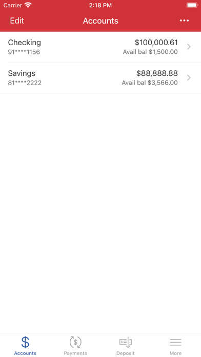 Patriot Equity Credit Union Screenshot