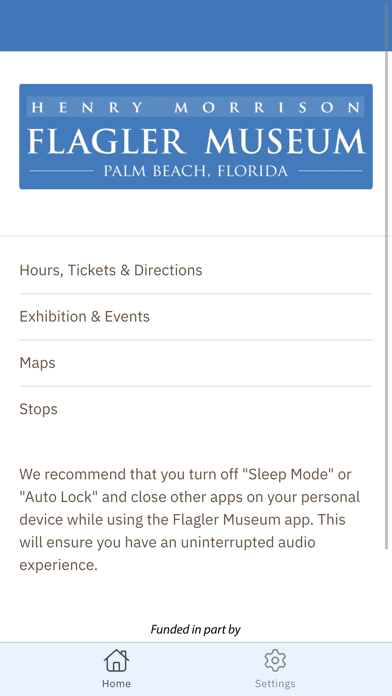 Flagler Museum Tour Screenshot
