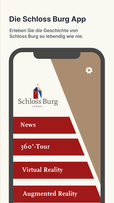 Schloss Burg App Screenshot
