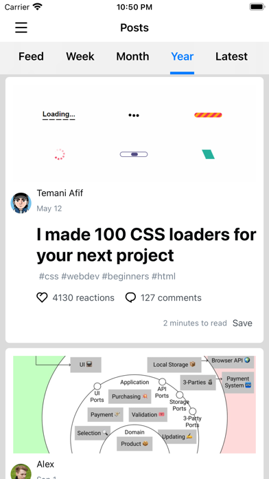 DevTo Screenshot