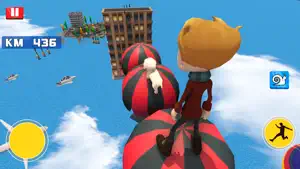 Parkour run Race Vector Game screenshot 2