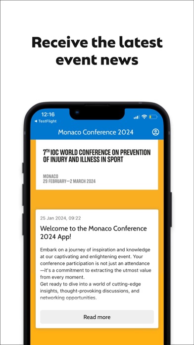 Monaco Conference 2024 Screenshot
