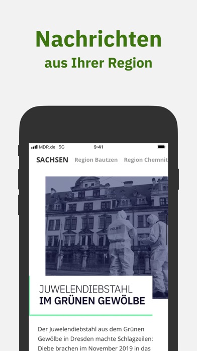 MDR Sachsen App Screenshot