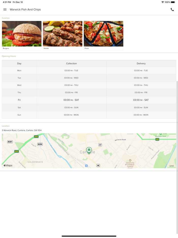 Warwick Fish And Chips