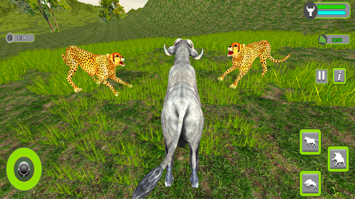 Angry Bull Attack Fight Game