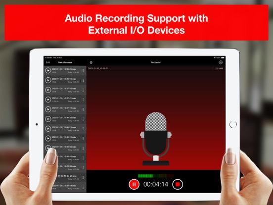 Voice Recorder - Audio Record iPad app afbeelding 1