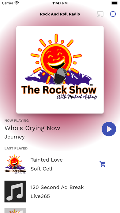 Great Day Radio Rock Show Screenshot