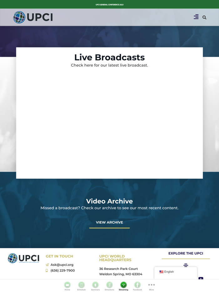 UPCI General Conference