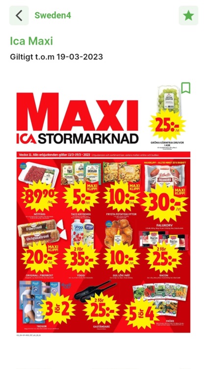 Sweden4 veckans erbjudanden screenshot-5