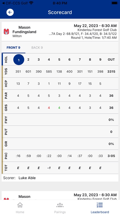 GHSA Golf screenshot-5