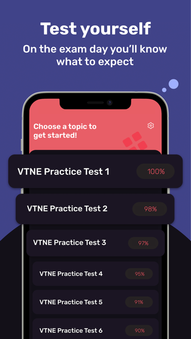 VTNE Exam Prep Tutor Screenshot