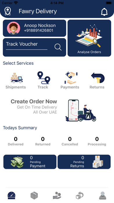 Fawry Delivery Services Screenshot