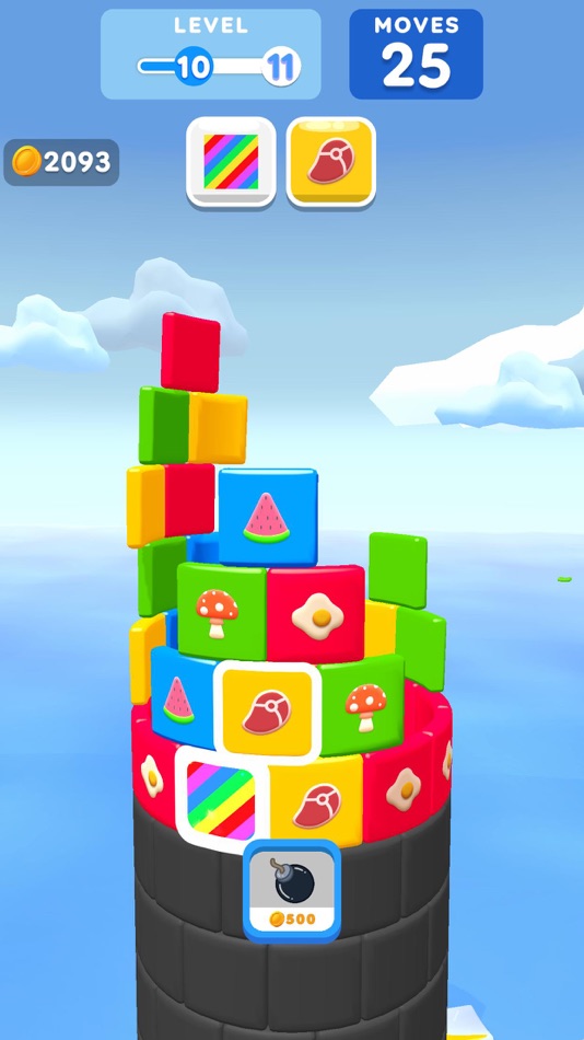 #8. Mahjong Tower 3D (iOS) โดย: MYAPPFREE S.R.L.