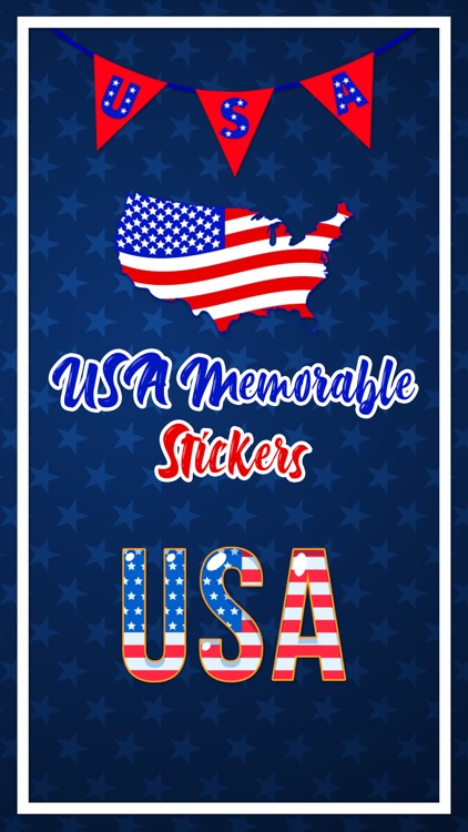 USA Memorial Stickers
