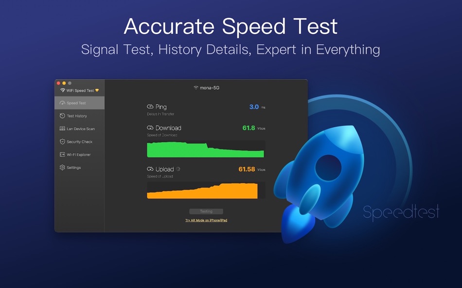 WiFi Speed Test Tools - 1.6.6 - (macOS)