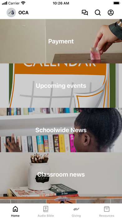 Ohio Christian Academy Screenshot