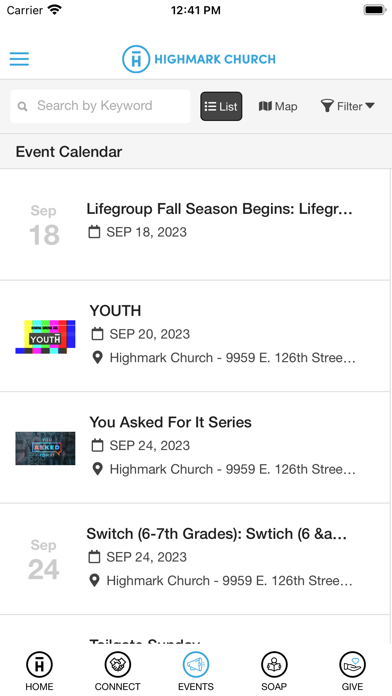 Highmark Church Screenshot