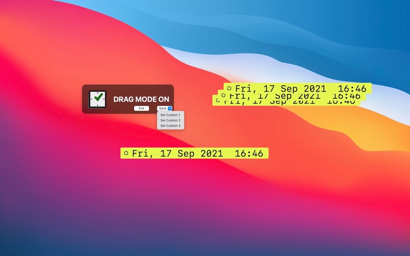 Screenshot #3 pour Floating Date and Time