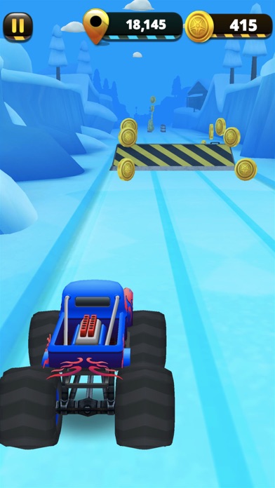 Monster Truck 3D Runner action Screenshot