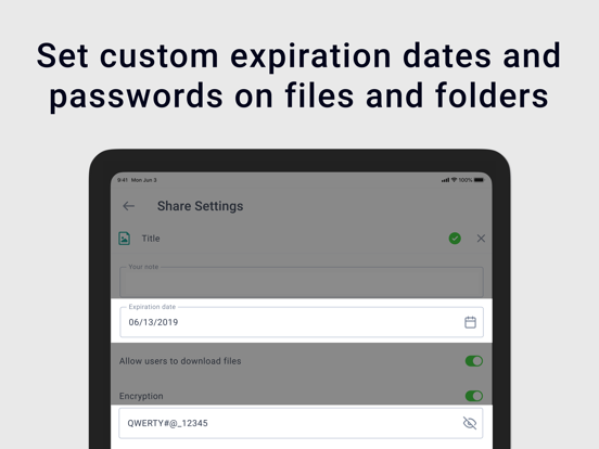 AXEL Go iPad screenshot 5 - Productivity app