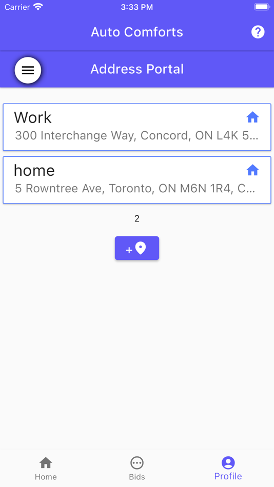 #6. AutoComforts Client (iOS) 由: Adil Ali