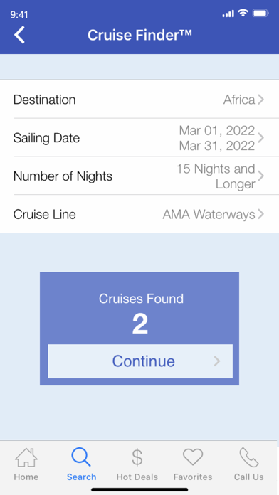 Cruise Finder by iCruise.com Screenshot