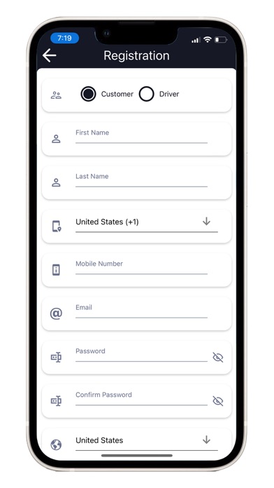RentDrive Car Rental Screenshot