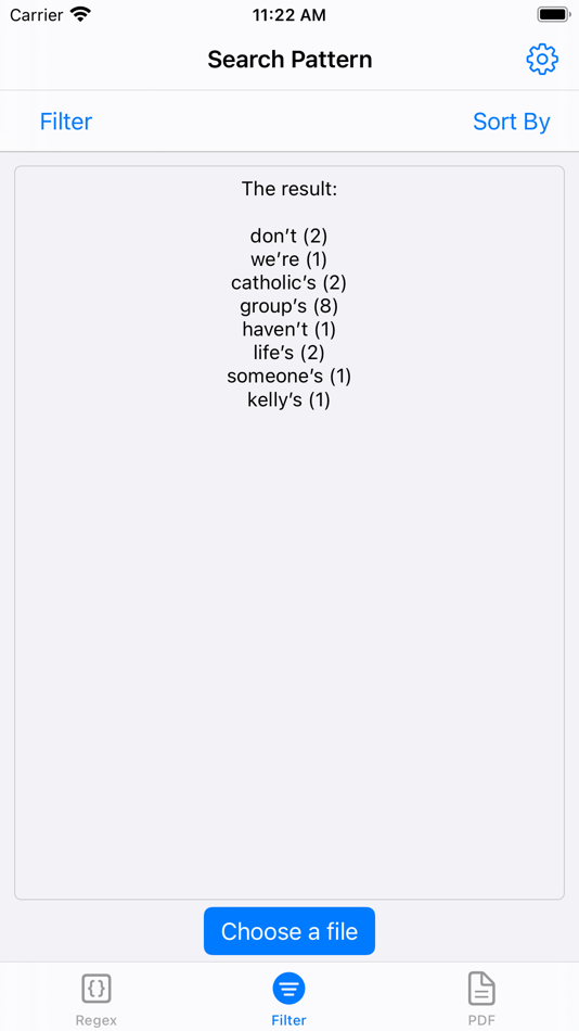#7. Search Pattern: Regex (iOS) 由: Oleksandr Lukashuk