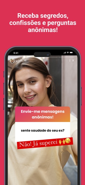 Scret perguntas an nimas na App Store