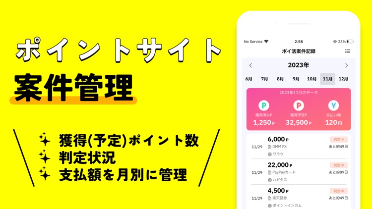 ポイ活記録 - ポイント獲得状況を一元管理