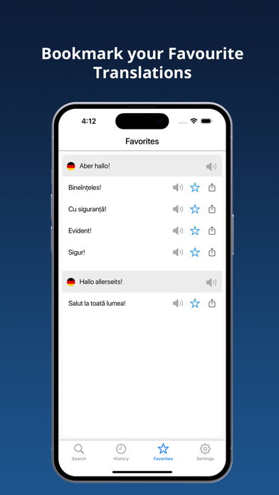 German Romanian Dictionary + Screenshot