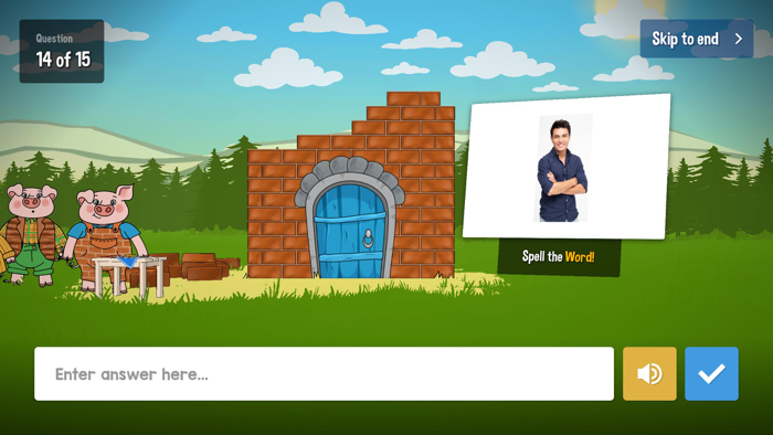 Three Little Pigs Word Builder