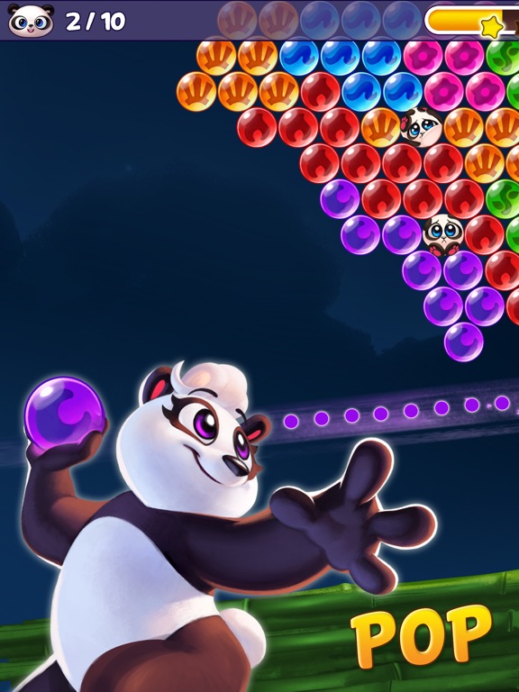 Screenshot #1 for Bubble Shooter - Panda Pop!