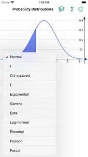 probability distribution iphone screenshot 2