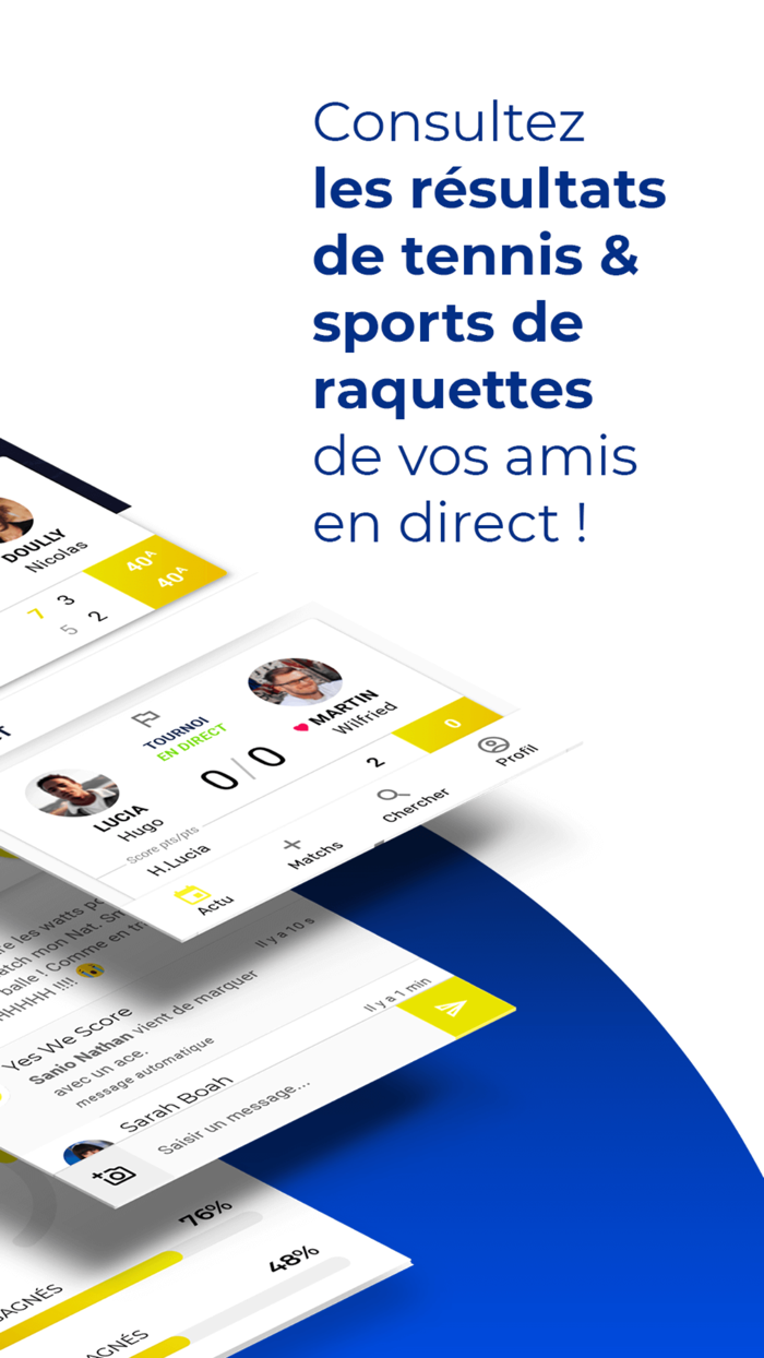 YWS Tennis - Matchs en LIVE