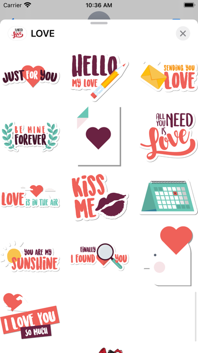 Love Stickers Memes and Emotes Screenshot