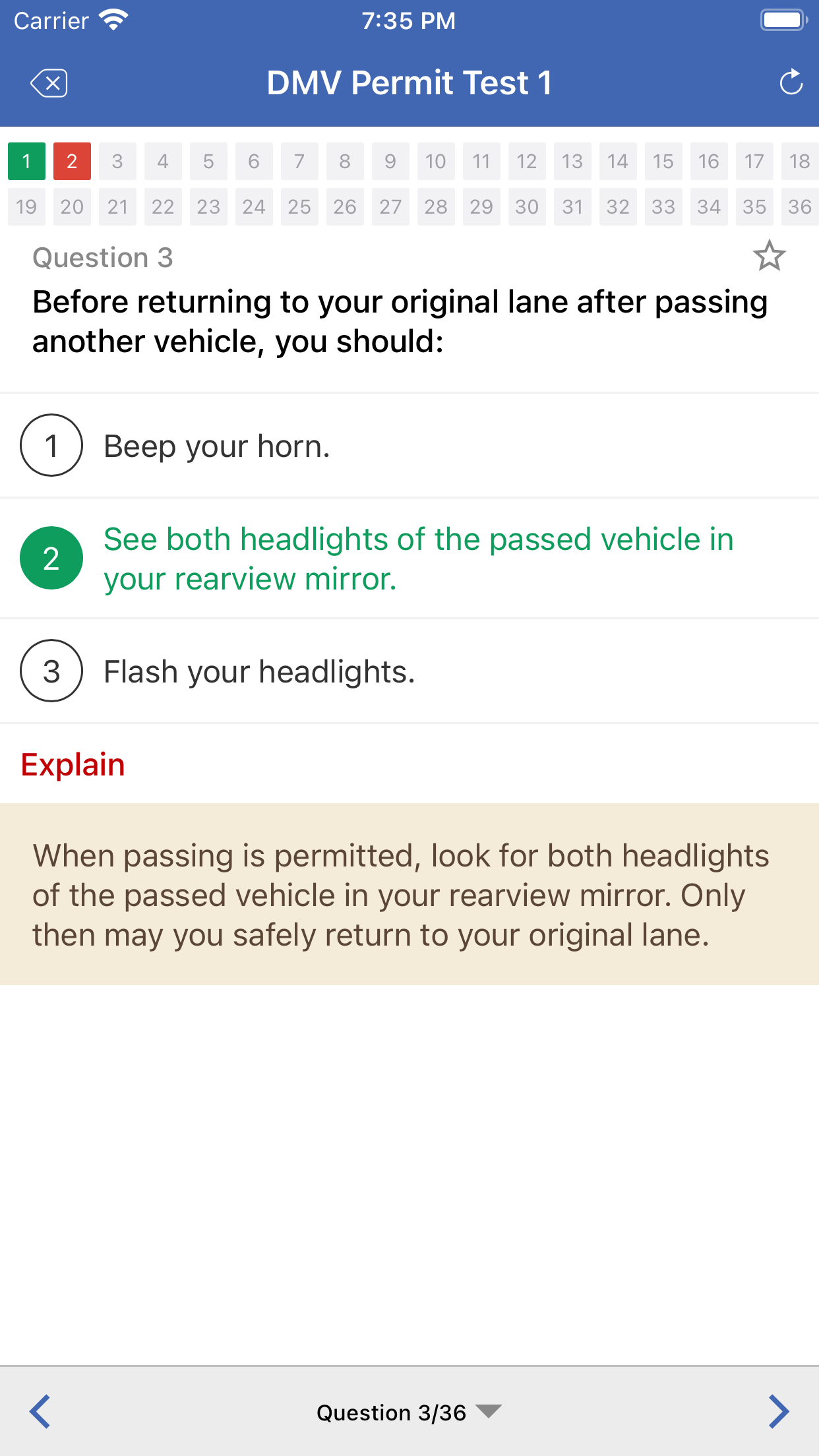 DMV Practice Test ◦ 2025 screenshot 4