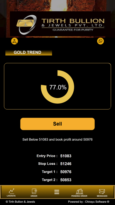 Tirth Bullion Screenshot