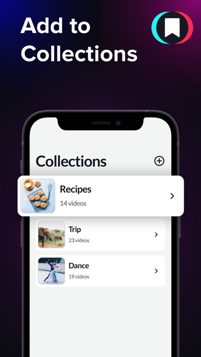 TikSaver Videos & Collections Screenshot