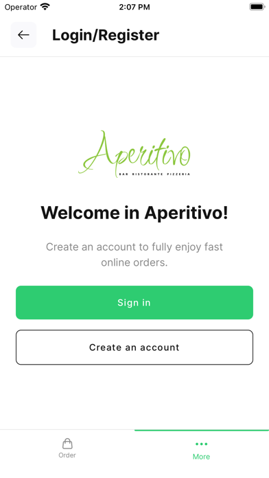 Aperitivo Screenshot