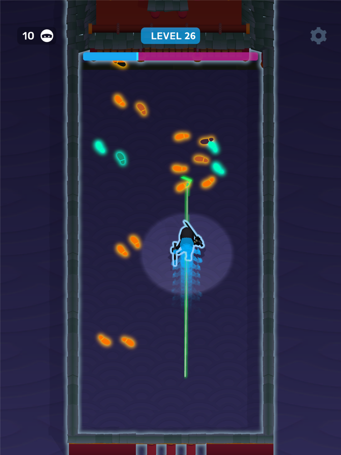 Neon Ninja Slash of Shadows