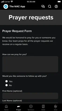 Game screenshot MACBC Longivew App apk