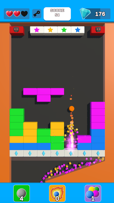 Diamond Brickout 3D Screenshot