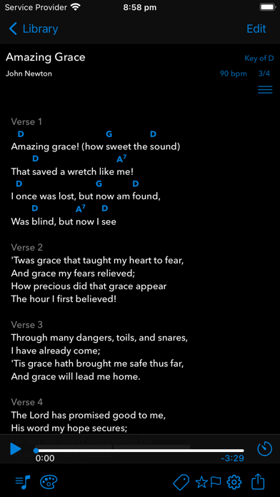SongSheet Pro School Edition Screenshot
