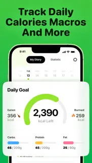 calo: calorie counter, tracker iphone screenshot 2