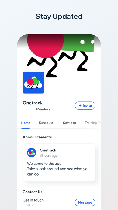 Onetrack Running App Screenshot
