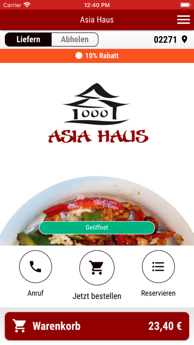Asia Haus Screenshot