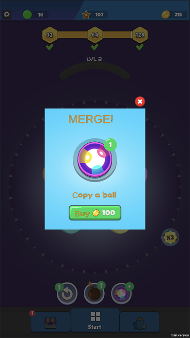 Round Merge 3D: 2048 Quest Screenshot